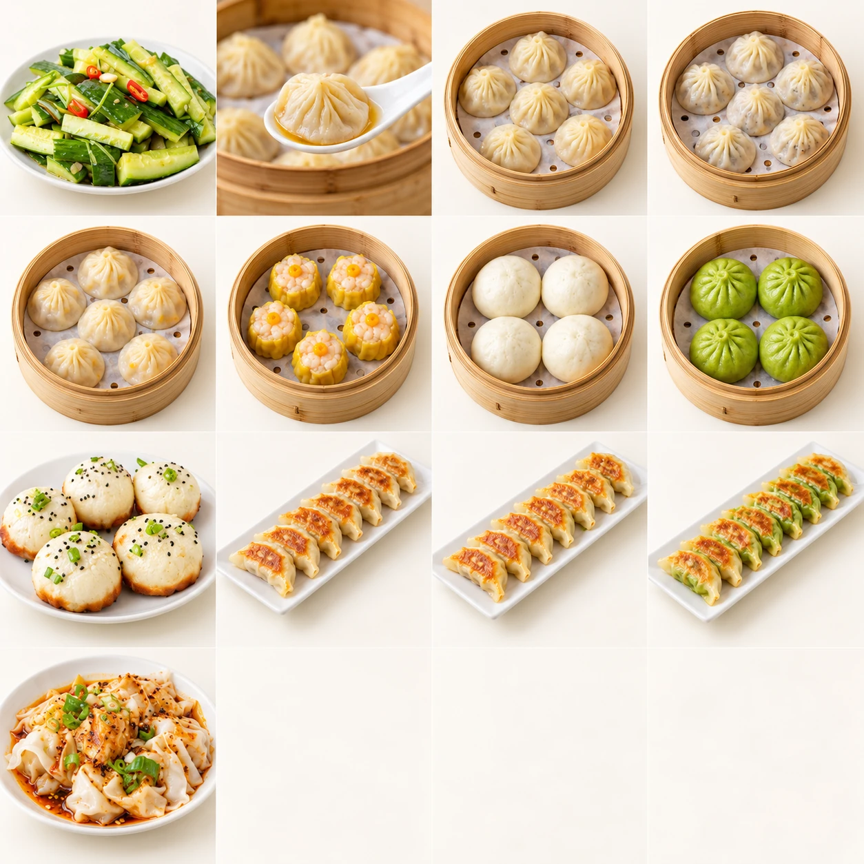 AI-enhanced illustration of Cucumber Salad, based on the paper menu